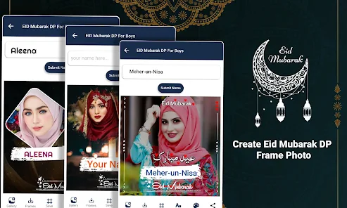 Eid Mubarak DP Maker